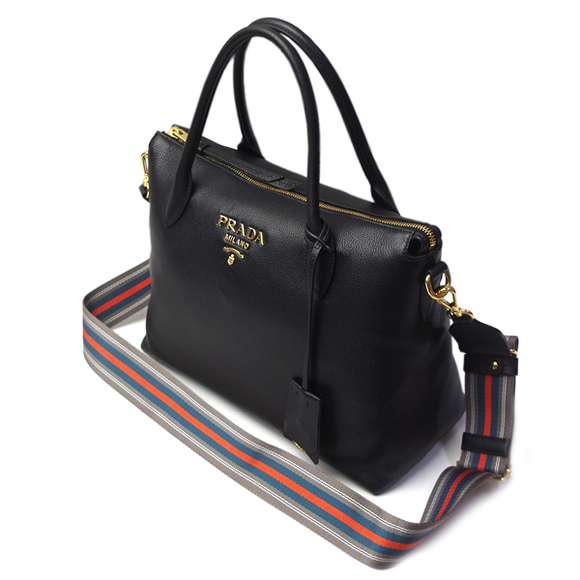 Prada Vitello Daino Bag Nero Black - Picture 2 of 4